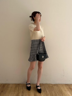 マジェスティックレゴンエスパル仙台店スタッフさん（レディース・158cm）の夏コーディネート