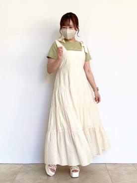 マジェスティックレゴンエスパル仙台店スタッフさん（レディース・153cm）の夏コーディネート