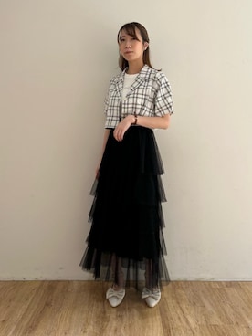 「仙台」｜「アイテム（ジャケット/アウター）」を使った、マジェスティックレゴンエスパル仙台店スタッフさん（レディース・158cm）の夏コーディネート
