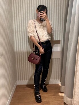 マジェスティックレゴンエスパル仙台店スタッフさん（レディース・152cm）の秋コーディネート