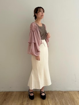 マジェスティックレゴンエスパル仙台店スタッフさん(レディース・158cm)の秋コーディネート