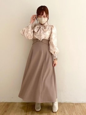 マジェスティックレゴンエスパル仙台店スタッフさん（レディース・153cm）の秋コーディネート