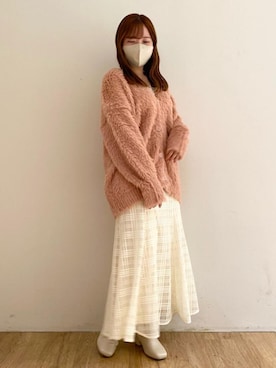 マジェスティックレゴンエスパル仙台店スタッフさん(レディース・153cm)の秋コーディネート