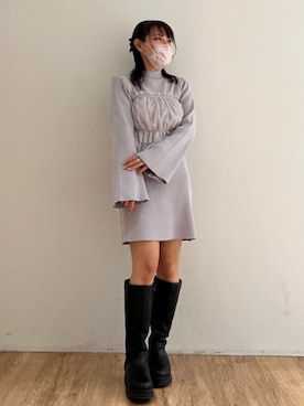 「わんぴ」｜マジェスティックレゴンエスパル仙台店スタッフさん（レディース・152cm）の冬コーディネート