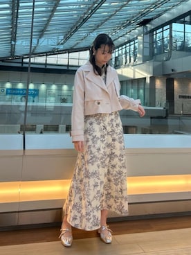 「仙台」｜「アイテム（ジャケット/アウター）」を使った、マジェスティックレゴンエスパル仙台店スタッフさん（レディース・158cm）の冬コーディネート