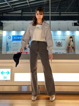 「でにむ」｜「アイテム（パンプス）」を使った、マジェスティックレゴンエスパル仙台店スタッフさん（レディース・158cm）の春コーディネート