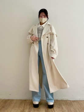 マジェスティックレゴンエスパル仙台店スタッフさん（レディース・152cm）の春コーディネート