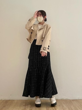 マジェスティックレゴンエスパル仙台店スタッフさん(レディース・152cm)の春コーディネート