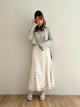 マジェスティックレゴンエスパル仙台店スタッフさん（レディース・158cm）の春コーディネート