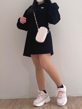 「ブルべ夏」｜マジェスティックレゴンエスパル仙台店スタッフさん（レディース・150cm）の春コーディネート