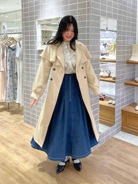 マジェスティックレゴンエスパル仙台店スタッフさん（レディース・168cm）の春コーディネート