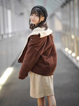 「Eddie Bauer（エディーバウアー）のアイテム（ワンピース/ドレス）」を使った、umiさん（レディース・152cm）の春コーディネート