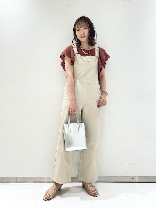 Lowrys Farm 名古屋パルコぐっちさんのサロペット オーバーオールを使ったコーディネート Zozotown