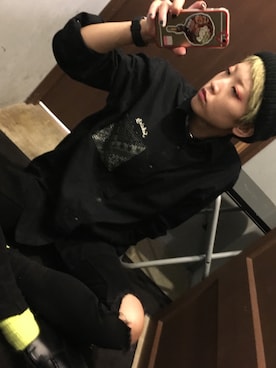 「サブサエティ(Subciety)」｜「アイテム（トップス）」を使った、EMMYさん（レディース・154cm）の冬コーディネート
