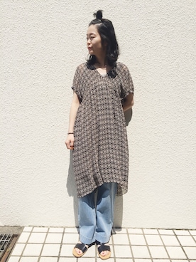 「soil（ソイル）のアイテム（ワンピース/ドレス）」を使った、コシイさん（レディース・159cm）の春コーディネート