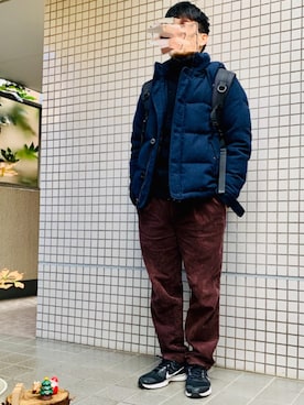 「URBAN RESEARCH（アーバンリサーチ）のアイテム（ダウンジャケット/コート）」を使った、MOUさん（メンズ・166cm）の冬コーディネート