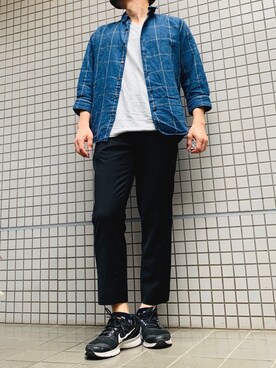 MOUさん（メンズ・166cm）の春コーディネート