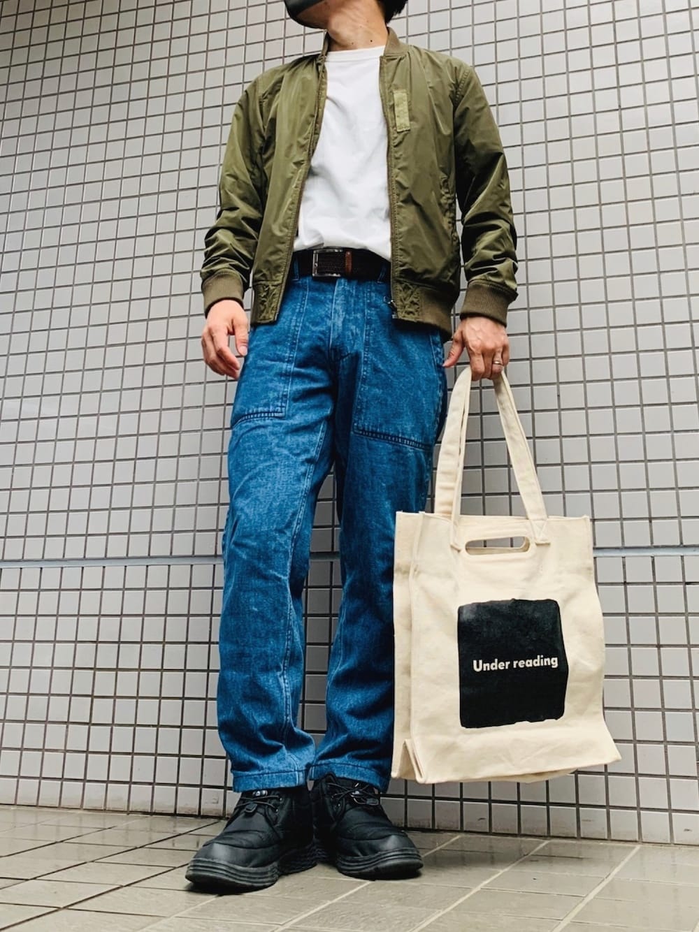 JOURNAL STANDARD relumeのMA-1を使った「デニム」のメンズ人気 