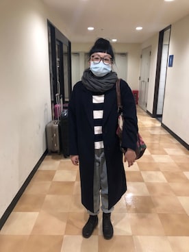 「KOOS（コース）のアイテム」を使った、吳綾人さん（レディース・158cm）の春コーディネート