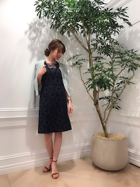 「春ワンピ」｜mizuki さん（レディース・162cm）の冬コーディネート