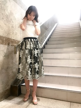 「jillstuartwhite」｜mizuki さん（レディース・162cm）の春コーディネート
