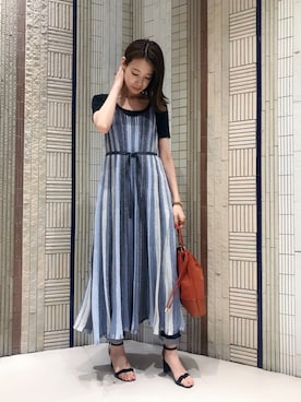 「JILL STUART（ジルスチュアート）のアイテム」を使った、mizuki さん（レディース・162cm）の夏コーディネート