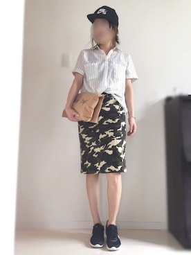 「アイテム（リング）」を使った、mogさん（レディース・150cm）の夏コーディネート