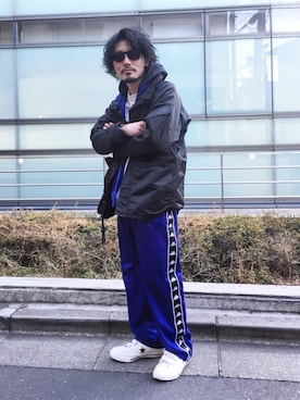 「REIGNING CHAMP（レイニングチャンプ）のアイテム（トップス）」を使った、YUTA KABURAGI さん（メンズ・175cm）の春コーディネート