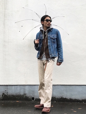 「REIGNING CHAMP（レイニングチャンプ）のアイテム（トップス）」を使った、YUTA KABURAGI さん（メンズ・175cm）の秋コーディネート