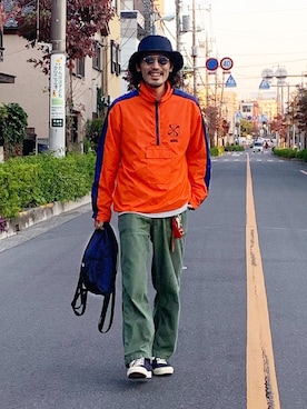「やっぱりストリートが好き」｜「アイテム（ナイロンジャケット）」を使った、YUTA KABURAGI さん（メンズ・175cm）の秋コーディネート