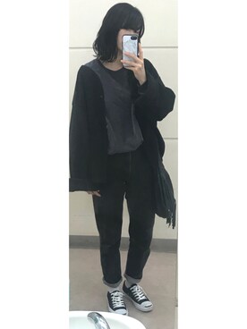 「ジャックパーセル」｜「アイテム（ブルゾン）」を使った、sugaさん（レディース・163cm）の秋コーディネート