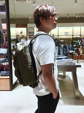 「シロティー」｜コーナーさん（メンズ・175cm）の秋コーディネート