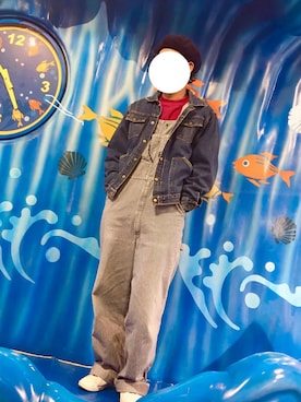 「BIG SMITH（ビッグスミス）のアイテム（ジャケット/アウター）」を使った、松下武司さん（メンズ・171cm）の秋コーディネート