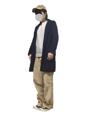 「ehka sopo（エヘカソポ）のアイテム（チェスターコート）」を使った、ano 、さん（レディース・160cm）の冬コーディネート