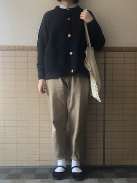 「カンフーシューズ」｜ano 、さん（レディース・160cm）の冬コーディネート