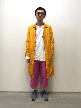 「LANVIN（ランバン）のアイテム」を使った、一政さん（メンズ・170cm）の春コーディネート