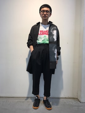 「HAIDER ACKERMANN（ハイダーアッカーマン）のアイテム」を使った、一政さん（メンズ・170cm）の春コーディネート