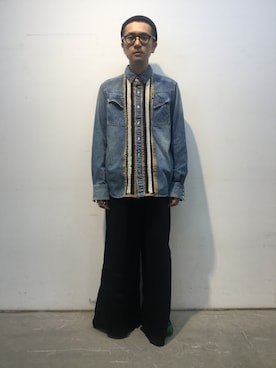 「sacai MEN'S（サカイ メンズ）のアイテム」を使った、一政さん（メンズ・170cm）の夏コーディネート