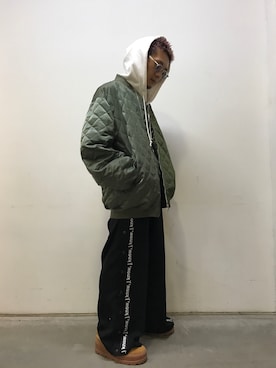 「DRESSEDUNDRESSED（ドレスドアンドレスド）のアイテム」を使った、一政さん（メンズ・170cm）の秋コーディネート