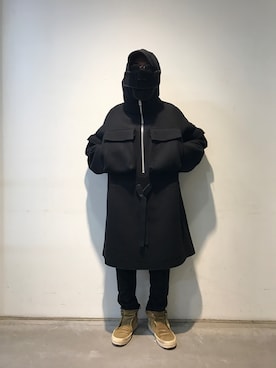「TAKAHIROMIYASHITATheSoloIst.（タカヒロミヤシタザソロイスト）のアイテム（その他アウター）」を使った、一政さん（メンズ・170cm）の秋コーディネート