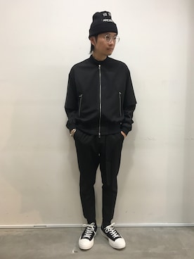 「liberum（リベルム）のアイテム（ブルゾン）」を使った、一政さん（メンズ・170cm）の冬コーディネート