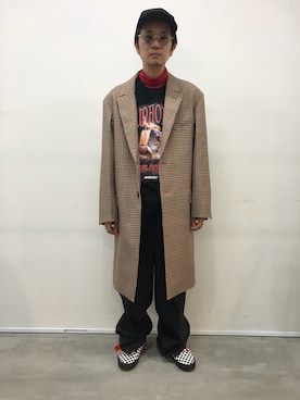 「AMBUSH（アンブッシュ）のアイテム（その他アウター）」を使った、一政さん（メンズ・170cm）の夏コーディネート