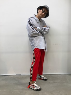 「CHRISTIAN DADA（クリスチャンダダ）のアイテム」を使った、一政さん（メンズ・170cm）の夏コーディネート