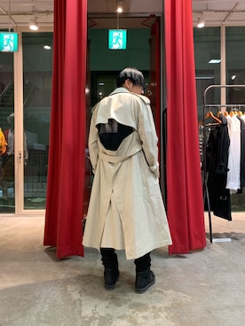 「DRESSEDUNDRESSED（ドレスドアンドレスド）のアイテム（ジャケット/アウター）」を使った、一政さん（メンズ・170cm）の春コーディネート
