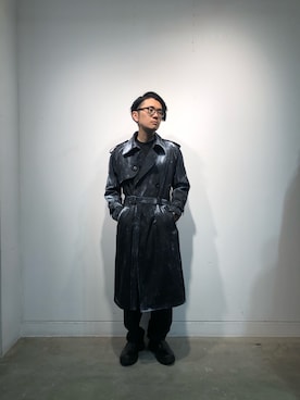 「DRESSEDUNDRESSED（ドレスドアンドレスド）のアイテム（ジャケット/アウター）」を使った、一政さん（メンズ・170cm）の春コーディネート