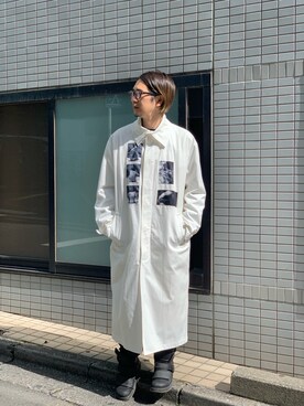 「DRESSEDUNDRESSED（ドレスドアンドレスド）のアイテム（ジャケット/アウター）」を使った、一政さん（メンズ・170cm）の冬コーディネート