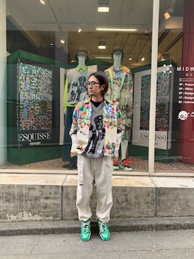 「DISCOVERED（ディスカバード）のアイテム」を使った、一政さん（メンズ・170cm）の冬コーディネート