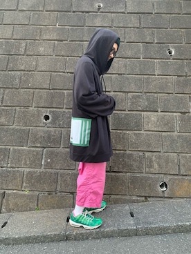 「RAF SIMONS（ラフシモンズ）のアイテム」を使った、一政さん（メンズ・170cm）の春コーディネート