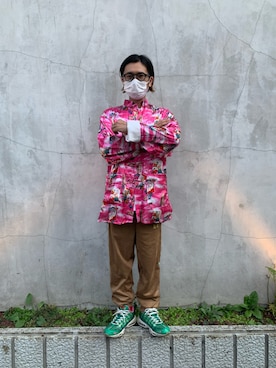 「doublet（ダブレット）のアイテム」を使った、一政さん（メンズ・170cm）の夏コーディネート