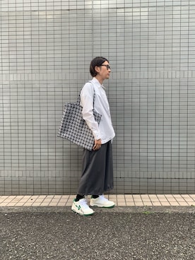 「エコバッグ」｜一政さん（メンズ・170cm）の秋コーディネート